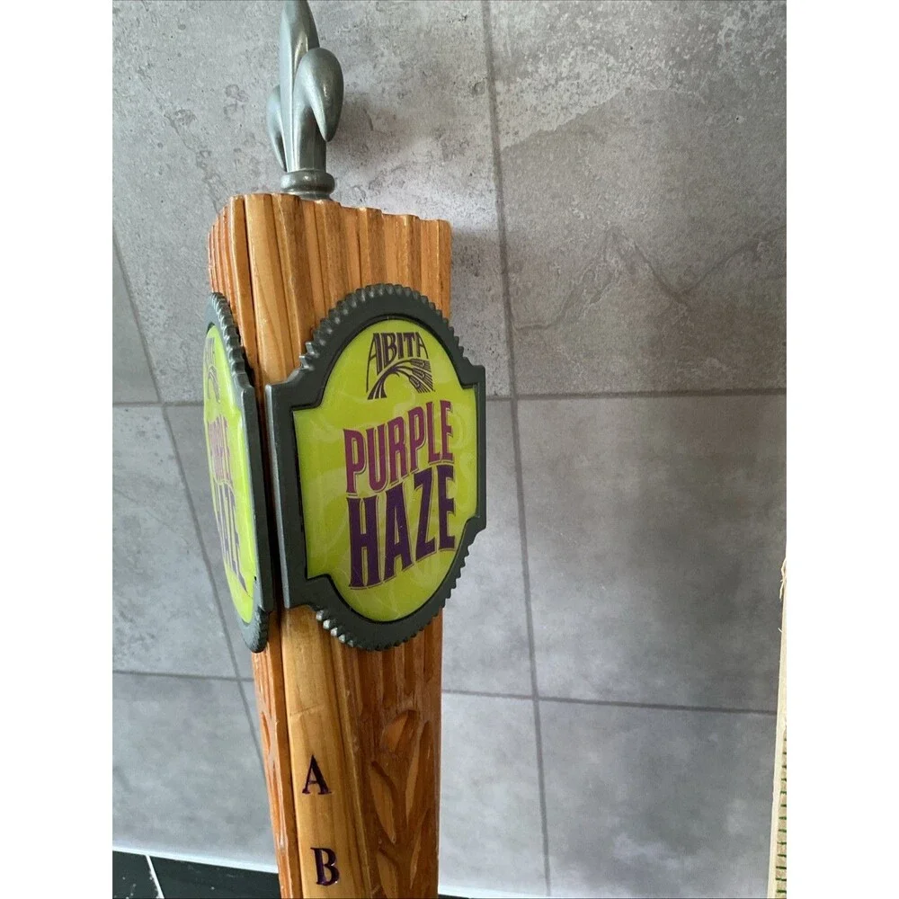 Abita Purple Haze Beer Tap Handle